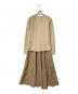 WEEKEND Max Mara (ウィークエンド マックスマーラ) テクニカル ファブリック コットン ドレス ベージュ サイズ:S：20000円
