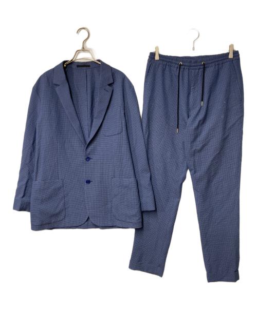 PAUL SMITH（ポールスミス）PAUL SMITH (ポールスミス) シアサッカージャケット セットアップ ブルー サイズ:Lの古着・服飾アイテム