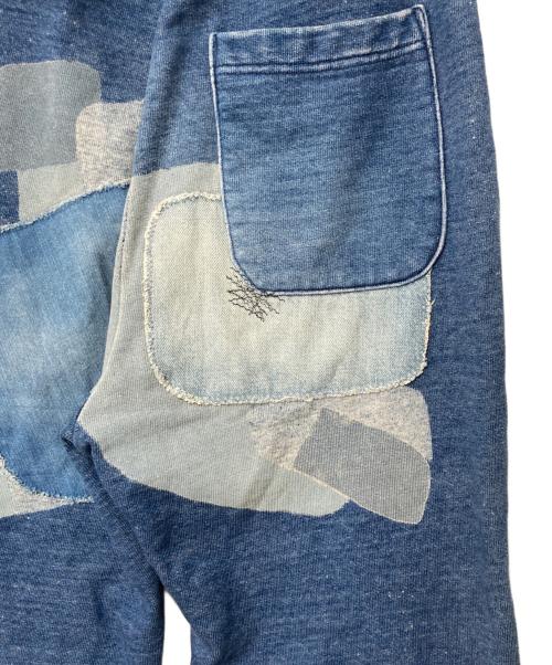 KAPITAL（キャピタル）KAPITAL (キャピタル) IDG Fleece Flare Sweat Pants インディゴ サイズ:Sの古着・服飾アイテム
