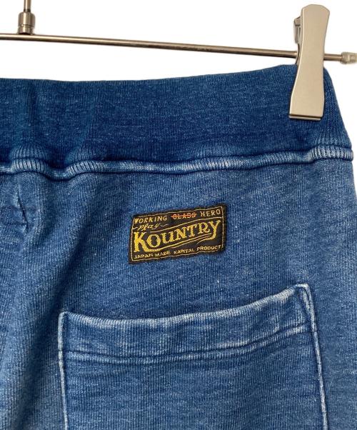 KAPITAL（キャピタル）KAPITAL (キャピタル) IDG Fleece Flare Sweat Pants インディゴ サイズ:Sの古着・服飾アイテム