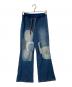KAPITAL（キャピタル）の古着「IDG Fleece Flare Sweat Pants」｜インディゴ