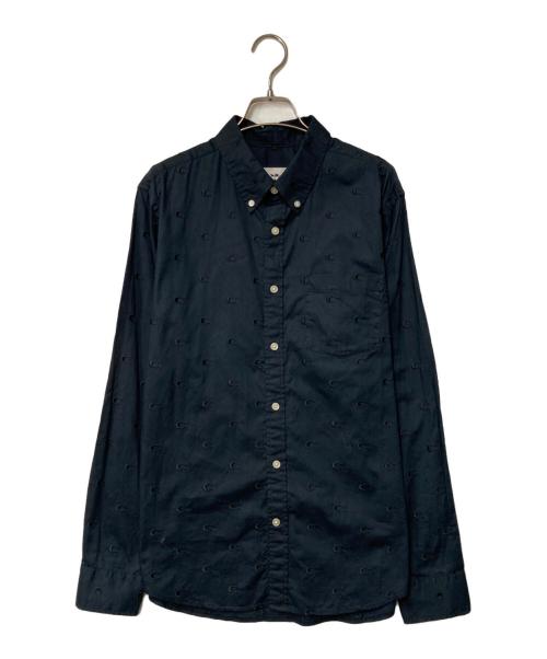 COACH（コーチ）COACH (コーチ) シグネチャー刺繍シャツ ネイビー サイズ:Mの古着・服飾アイテム