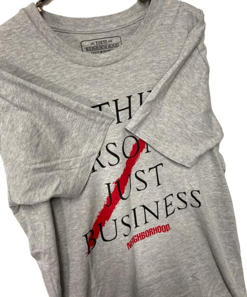 NEIGHBORHOOD（ネイバーフッド）NEIGHBORHOOD (ネイバーフッド) プリントTシャツ グレー サイズ:Sの古着・服飾アイテム
