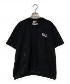 NIKE×sacaiナイキ×サカイ）の古着「Short Sleeve Top」｜ブラック
