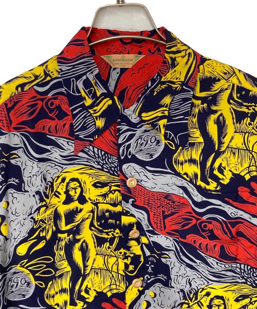 KAMEHAMEHA（カメハメハ）KAMEHAMEHA (カメハメハ) Sun Surf (サンサーフ) SUNSURF Aloha shirt レッド サイズ:Sの古着・服飾アイテム