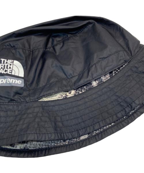 THE NORTH FACE（ザ ノース フェイス）THE NORTH FACE (ザ ノース フェイス) Supreme (シュプリーム) Snakeskin Packable Reversible Crusher ブラック×グレーの古着・服飾アイテム