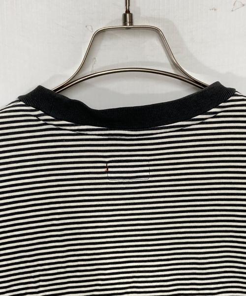 SUPREME（シュプリーム）SUPREME (シュプリーム) thin striped pocket tee ホワイト×グリーン サイズ:Sの古着・服飾アイテム