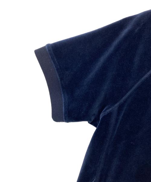 WTAPS（ダブルタップス）WTAPS (ダブルタップス) ベロア半袖シャツ ネイビー サイズ:Sの古着・服飾アイテム