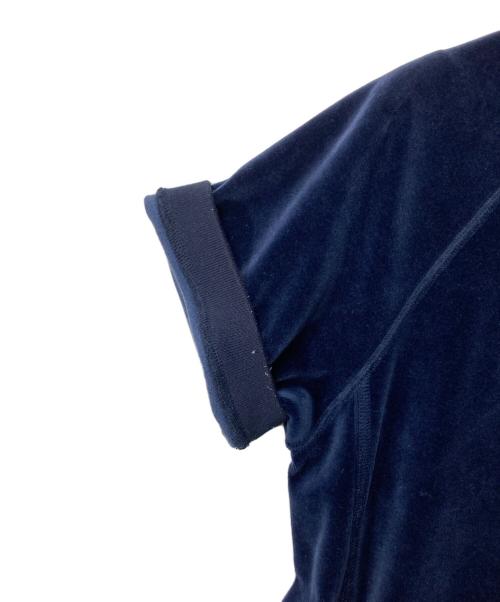 WTAPS（ダブルタップス）WTAPS (ダブルタップス) ベロア半袖シャツ ネイビー サイズ:Sの古着・服飾アイテム