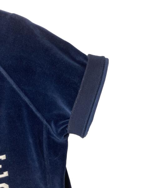 WTAPS（ダブルタップス）WTAPS (ダブルタップス) ベロア半袖シャツ ネイビー サイズ:Sの古着・服飾アイテム