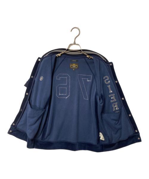 WTAPS（ダブルタップス）WTAPS (ダブルタップス) ベロア半袖シャツ ネイビー サイズ:Sの古着・服飾アイテム