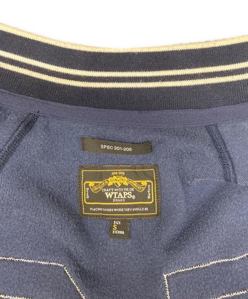 WTAPS（ダブルタップス）WTAPS (ダブルタップス) ベロア半袖シャツ ネイビー サイズ:Sの古着・服飾アイテム