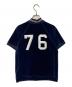 WTAPS (ダブルタップス) ベロア半袖シャツ ネイビー サイズ:S：4000円