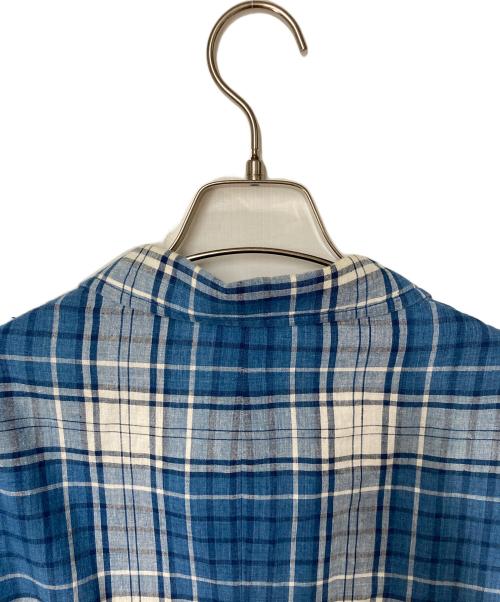 POLO RALPH LAUREN（ポロ・ラルフローレン）POLO RALPH LAUREN (ポロ・ラルフローレン) チェックシャツジャケット ブルー サイズ:Lの古着・服飾アイテム