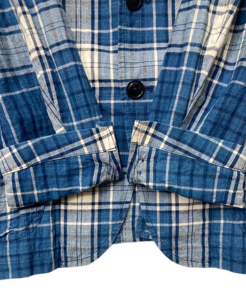 POLO RALPH LAUREN（ポロ・ラルフローレン）POLO RALPH LAUREN (ポロ・ラルフローレン) チェックシャツジャケット ブルー サイズ:Lの古着・服飾アイテム