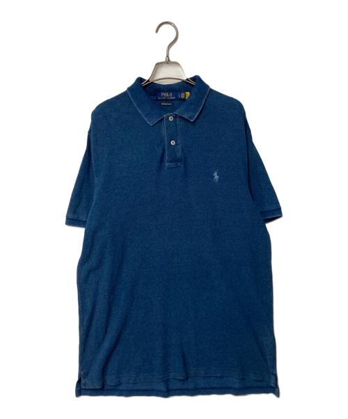 POLO RALPH LAUREN（ポロ・ラルフローレン）POLO RALPH LAUREN (ポロ・ラルフローレン) ポニー刺繍ポロシャツ ブルー サイズ:Lの古着・服飾アイテム