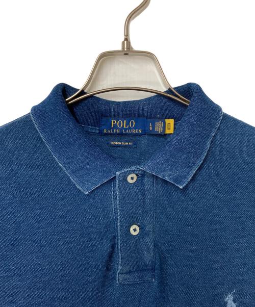 POLO RALPH LAUREN（ポロ・ラルフローレン）POLO RALPH LAUREN (ポロ・ラルフローレン) ポニー刺繍ポロシャツ ブルー サイズ:Lの古着・服飾アイテム