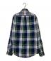 POLO RALPH LAUREN (ポロ・ラルフローレン) ボタンダウンリネンチェックシャツ ブルー×グリーン サイズ:M：10000円