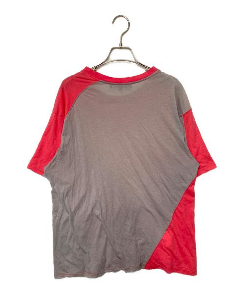 RAF SIMONS（ラフシモンズ）RAF SIMONS (ラフシモンズ) 切替カットソー ピンク サイズ:46の古着・服飾アイテム