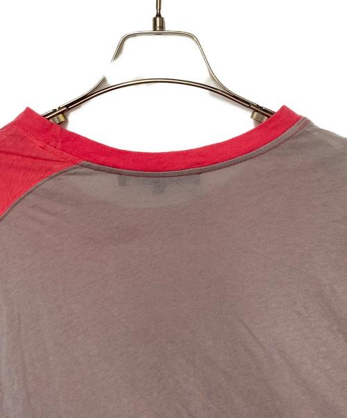 RAF SIMONS（ラフシモンズ）RAF SIMONS (ラフシモンズ) 切替カットソー ピンク サイズ:46の古着・服飾アイテム