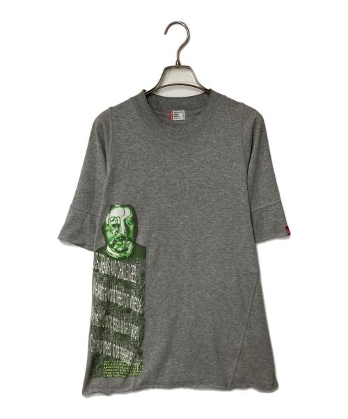 LEVI'S ENGINEERED（リーバイスエンジニアード）LEVI'S ENGINEERED (リーバイスエンジニアード) プリントTシャツ グレー サイズ:Ｍの古着・服飾アイテム