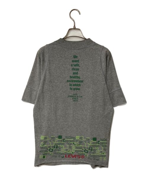 LEVI'S ENGINEERED（リーバイスエンジニアード）LEVI'S ENGINEERED (リーバイスエンジニアード) プリントTシャツ グレー サイズ:Ｍの古着・服飾アイテム