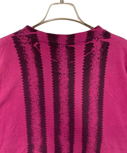 adidas（アディダス）adidas (アディダス) プリントTシャツ ピンク サイズ:Ｍの古着・服飾アイテム