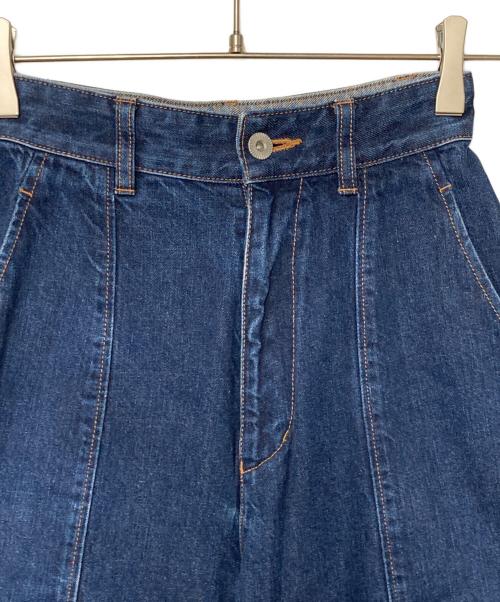 STEVEN ALAN（スティーブンアラン）STEVEN ALAN (スティーブンアラン) 12OZ DENIM WIDE TAPERED PANTS インディゴ サイズ:Sの古着・服飾アイテム