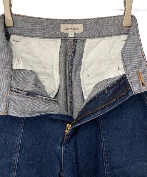 STEVEN ALAN（スティーブンアラン）STEVEN ALAN (スティーブンアラン) 12OZ DENIM WIDE TAPERED PANTS インディゴ サイズ:Sの古着・服飾アイテム