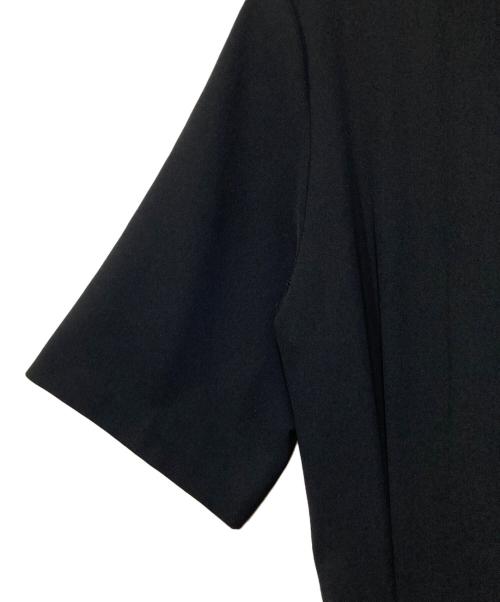 CLANE（クラネ）CLANE (クラネ) ベルテッドギャザーオールインワン ブラック サイズ:36の古着・服飾アイテム