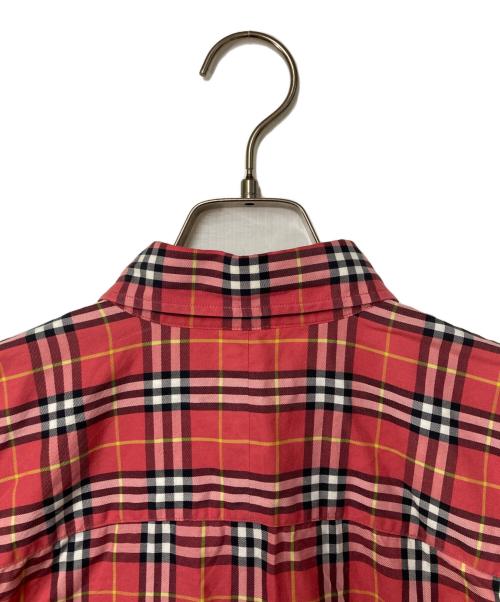 BURBERRY LONDON（バーバリーロンドン）BURBERRY LONDON (バーバリーロンドン) ノバチェックシャツ レッド サイズ:Sの古着・服飾アイテム