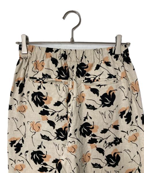 URBAN RESEARCH DOORS（アーバンリサーチドアーズ）URBAN RESEARCH DOORS (アーバンリサーチドアーズ) リネンリヨセルプリントイージーパンツ ベージュ サイズ:Freeの古着・服飾アイテム