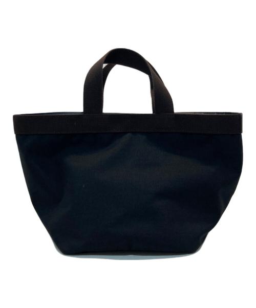 Herve Chapelier（エルベシャプリエ）Herve Chapelier (エルベシャプリエ) 舟形 ハンドバッグ ブラック×ブラウンの古着・服飾アイテム