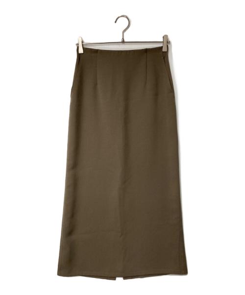 UNITED ARROWS（ユナイテッドアローズ）UNITED ARROWS (ユナイテッドアローズ) フレアスカート カーキ サイズ:38 未使用品の古着・服飾アイテム