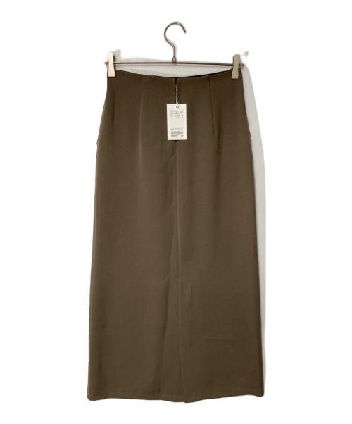 UNITED ARROWS（ユナイテッドアローズ）UNITED ARROWS (ユナイテッドアローズ) フレアスカート カーキ サイズ:38 未使用品の古着・服飾アイテム