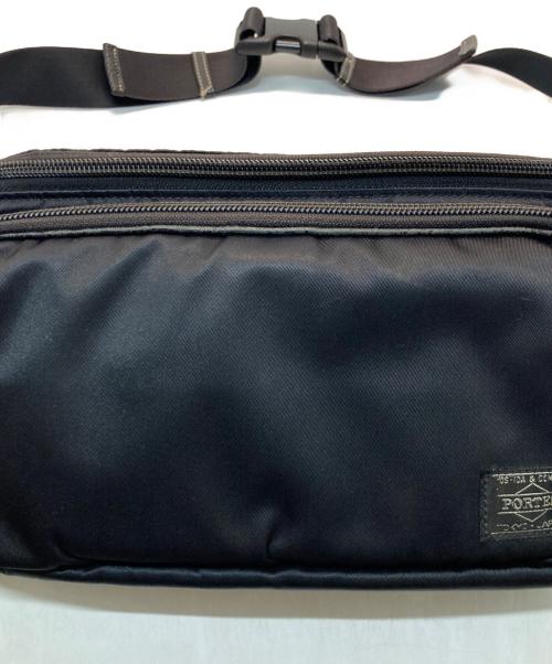 PORTER（ポーター）PORTER (ポーター) WAIST BAG ブラックの古着・服飾アイテム