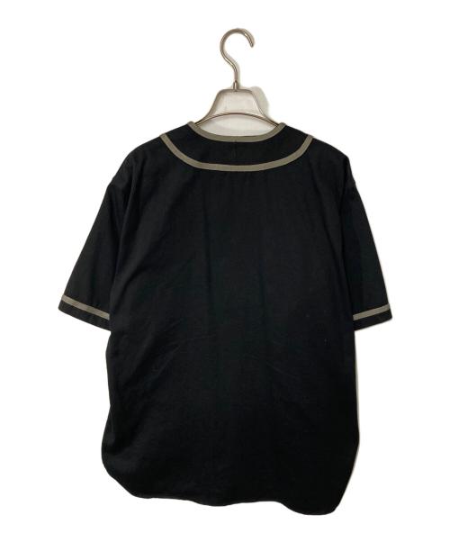 waiper（ワイパー）WAIPER (ワイパー) ゲームシャツ ブラック×グレー サイズ:Ｍの古着・服飾アイテム