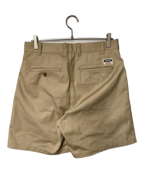 Schott（ショット）Schott (ショット) 2タック ハーフパンツ ベージュ サイズ:Mの古着・服飾アイテム