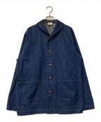 orSlowオアスロウ）の古着「US NAVY SHAWL COLLAR JACKET」｜インディゴ