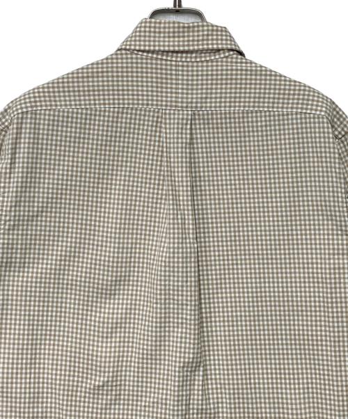 POLO RALPH LAUREN（ポロ・ラルフローレン）POLO RALPH LAUREN (ポロ・ラルフローレン) ポニー刺繍ボタンダウンチェックシャツ ホワイト×ベージュ サイズ:Ｍの古着・服飾アイテム
