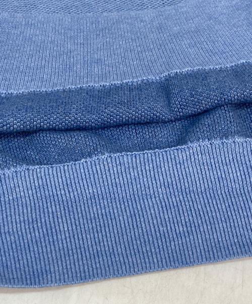 POLO RALPH LAUREN（ポロ・ラルフローレン）POLO RALPH LAUREN (ポロ・ラルフローレン) ポニー刺繍ニット スカイブルー サイズ:Lの古着・服飾アイテム