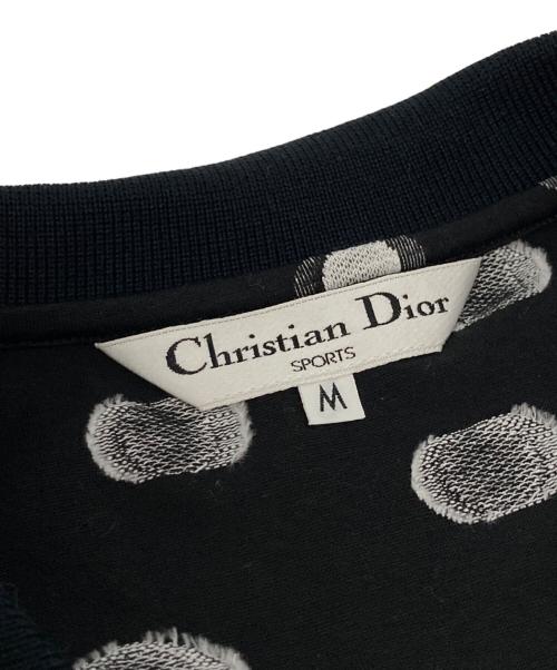 Christian Dior Sports（クリスチャン ディオールスポーツ）Christian Dior Sports (クリスチャン ディオールスポーツ) ノースリーブポロシャツ ブラック サイズ:Mの古着・服飾アイテム