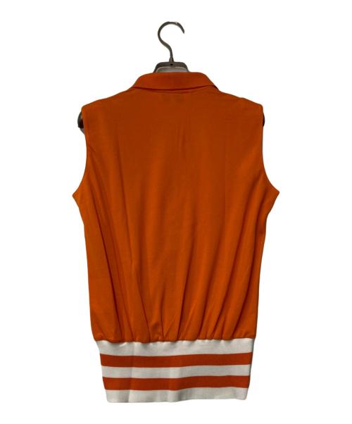 Christian Dior Sports（クリスチャン ディオールスポーツ）Christian Dior Sports (クリスチャン ディオールスポーツ) ノースリーブポロシャツ オレンジ サイズ:Ｍの古着・服飾アイテム