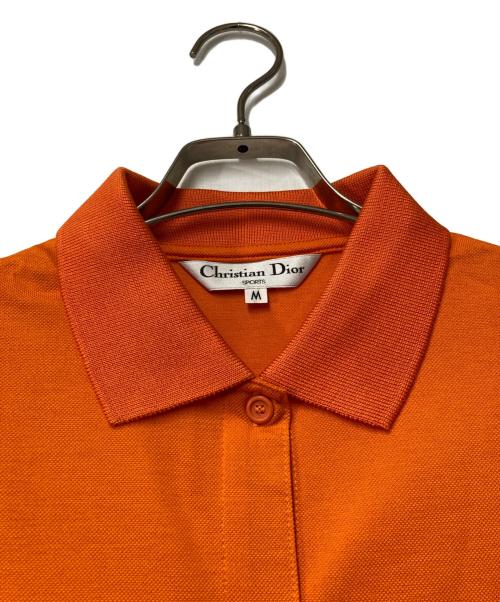 Christian Dior Sports（クリスチャン ディオールスポーツ）Christian Dior Sports (クリスチャン ディオールスポーツ) ノースリーブポロシャツ オレンジ サイズ:Ｍの古着・服飾アイテム