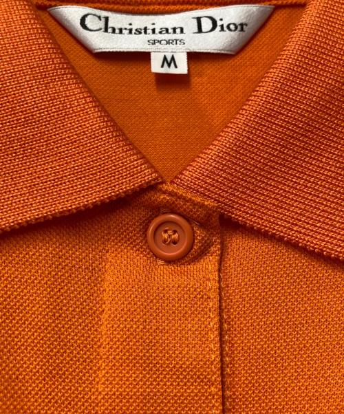 Christian Dior Sports（クリスチャン ディオールスポーツ）Christian Dior Sports (クリスチャン ディオールスポーツ) ノースリーブポロシャツ オレンジ サイズ:Ｍの古着・服飾アイテム