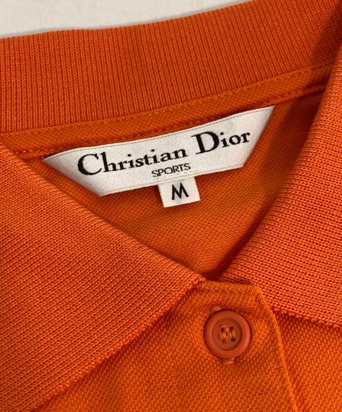 Christian Dior Sports（クリスチャン ディオールスポーツ）Christian Dior Sports (クリスチャン ディオールスポーツ) ノースリーブポロシャツ オレンジ サイズ:Ｍの古着・服飾アイテム