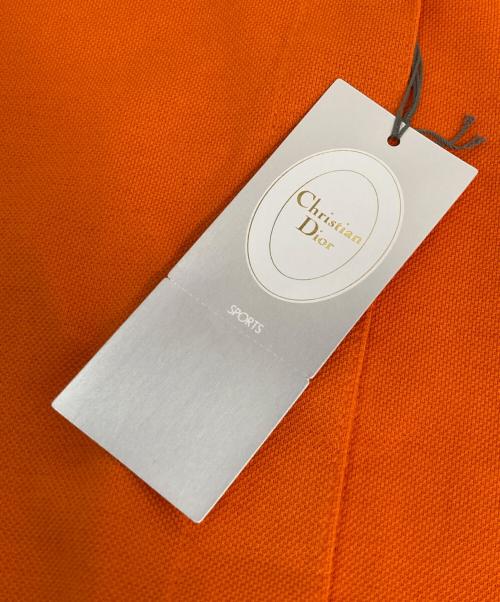 Christian Dior Sports（クリスチャン ディオールスポーツ）Christian Dior Sports (クリスチャン ディオールスポーツ) ノースリーブポロシャツ オレンジ サイズ:Ｍの古着・服飾アイテム