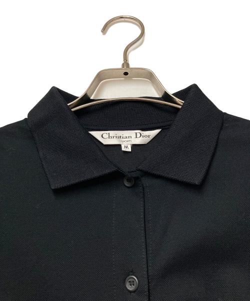 Christian Dior Sports（クリスチャン ディオールスポーツ）Christian Dior Sports (クリスチャン ディオールスポーツ) ノースリーブポロシャツ ブラック サイズ:Mの古着・服飾アイテム