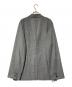 ATON (エイトン) TWIST WOOL GAUZE テーラードジャケット グレー サイズ:4：18000円