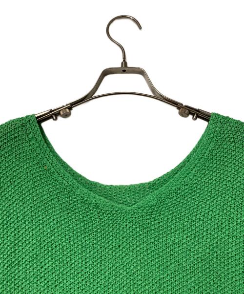 Spick and Span（スピック＆スパン）Spick and Span (スピック＆スパン) ペーパーヤーン 2Way プルオーバー グリーン サイズ:Freeの古着・服飾アイテム